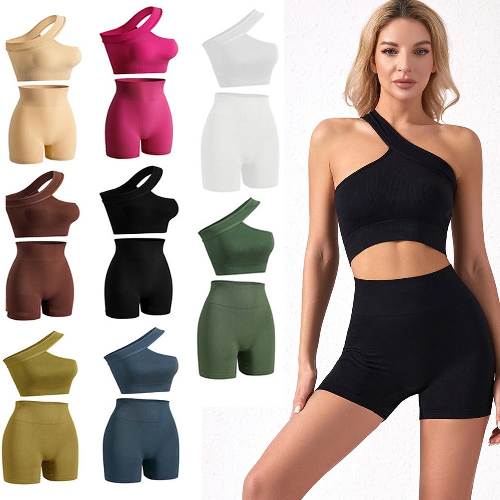 ชุดออกกำลังกายผู้หญิงแบบไร้ตะเ - Tank Top Ribbed บทวิจารณ์และราคา