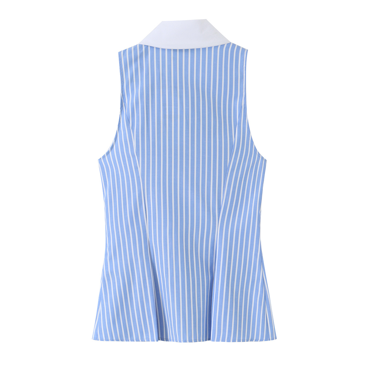 เสื้อสายเดี่ยวลายทางสีฟ้าขาว B - Suspender Tank Top บทวิจารณ์และราคา