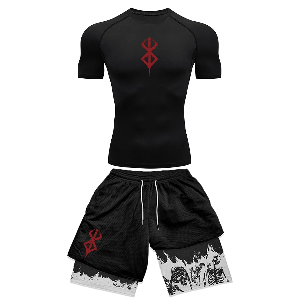 ชุดออกกำลังกายผู้ชายลายอนิเมะ  - Compression Shorts Athletes บทวิจารณ์และราคา