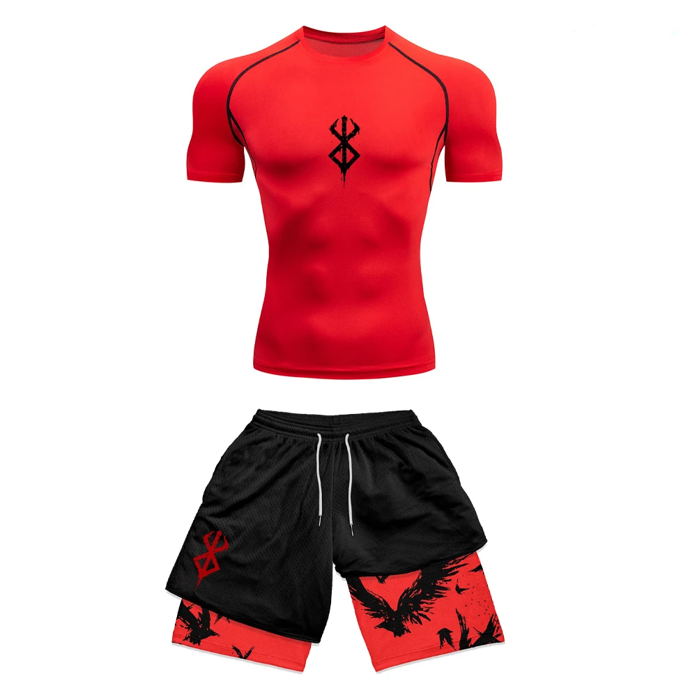 ชุดออกกำลังกายผู้ชายลายอนิเมะ  - Compression Shorts Athletes บทวิจารณ์และราคา
