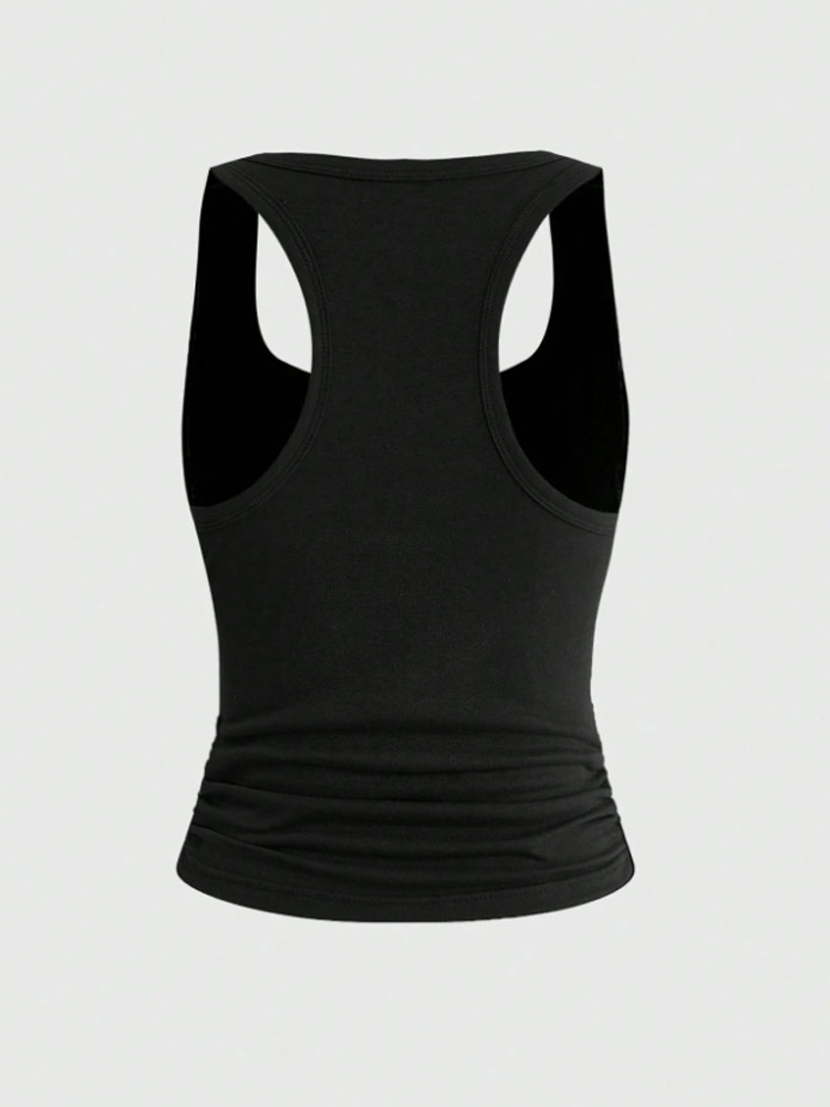 ชุดเซ็ตสองชิ้น เสื้อกล้ามครอปพ - Suspender Tank Top บทวิจารณ์และราคา